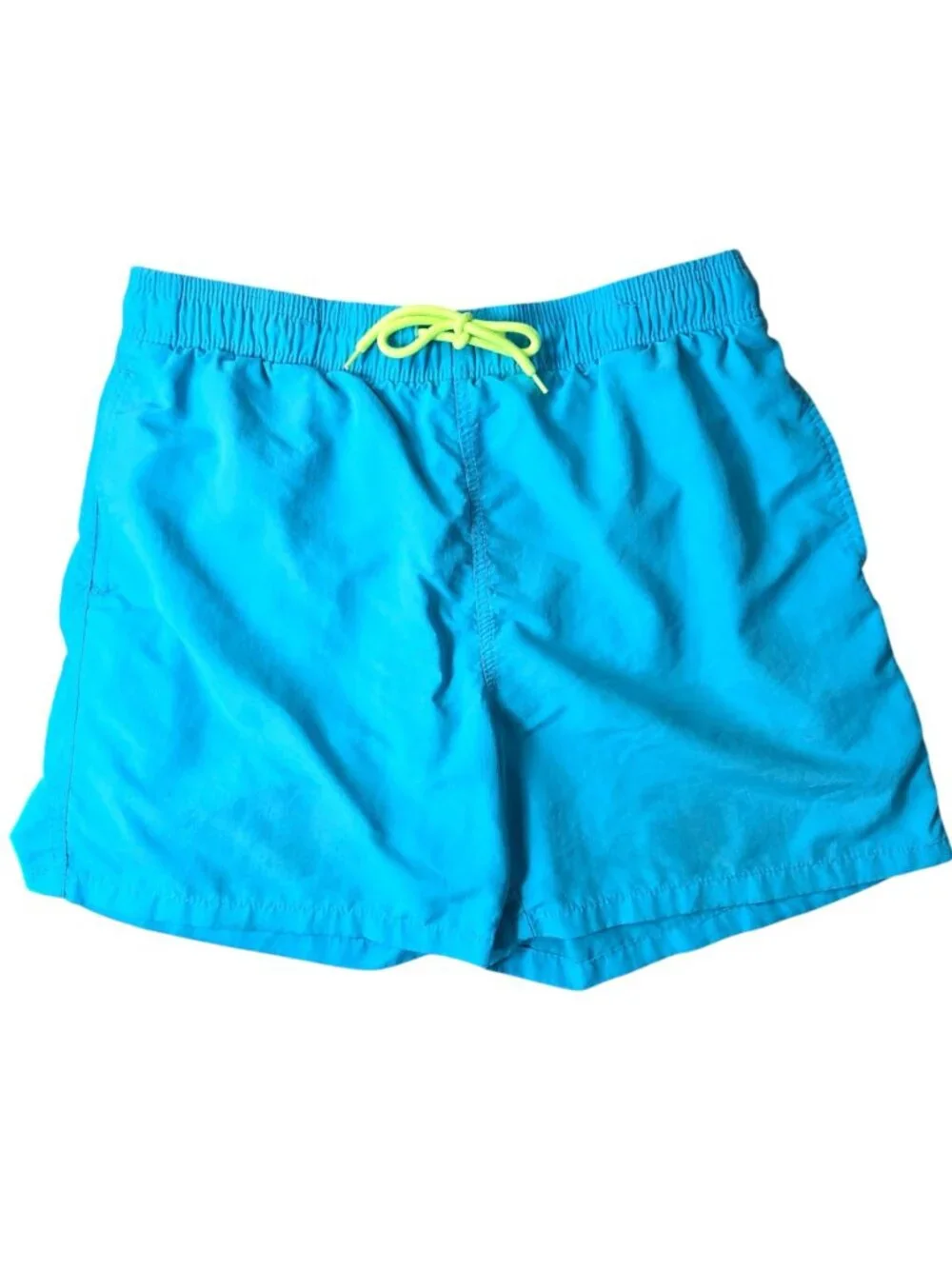 Bundle of 2 Blue Coastal Beach Surf Lined Nylon Swim Trunk Shorts Men's Size XL